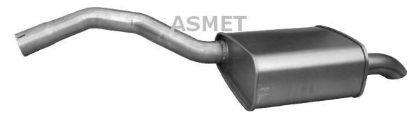 Купити 07.159 ASMET Глушник S-Max (1.8 TDCi, 2.0 TDCi)
