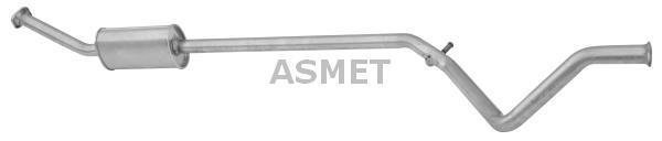Купити 08.053 ASMET Середній глушник Сітроен С4 1.6 16V
