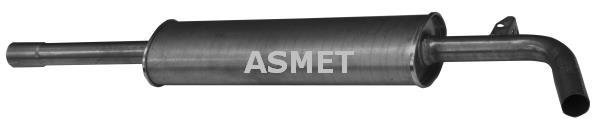 Купити 10.103 ASMET Середній глушник Меган 2 (1.6, 1.6 16V)