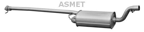 Купить 07.154 ASMET Средний глушитель Focus 1 1.8 TDCi