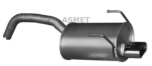 Купить 16.091 ASMET Глушитель Fiat 500 1.3 D Multijet