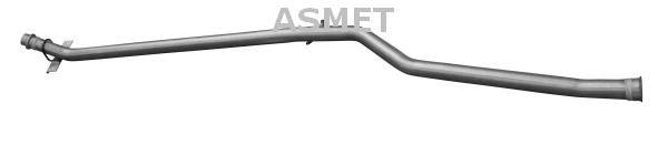 Купить 09.099 ASMET Труба выхлопного газа Partner (1.6 HDi 75, 1.6 HDi 90)