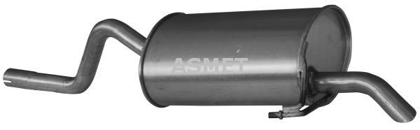 Купить 10.059 ASMET Глушитель Клио 2 (1.2, 1.2 16V, 1.9 D)