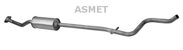 Купити 09.062 ASMET Середній глушник Citroen C3 (1.4, 1.4 16V, 1.4 i)