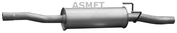 Купить 02.055 ASMET Средний глушитель Sprinter 906 (2.1, 3.0)