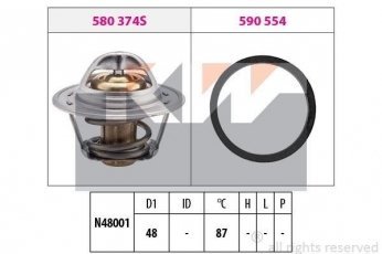 Купить 580 374 KW Термостат  Nexia (1.5, 1.5 16V)