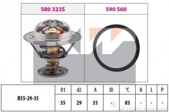 Купить 580 323 KW Термостат  Джампи (1.9, 2.0)