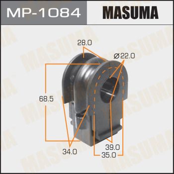 Купити MP-1084 Masuma Втулки стабілізатора Кашкай (1.2 DIG-T, 1.6 dCi, 2.0 ALL MODE -i)