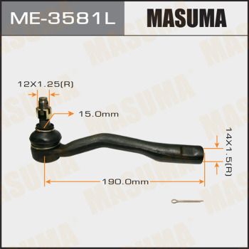 Купити ME-3581L Masuma Рульовий наконечник Авенсіс Т22 (1.6, 1.8, 2.0)