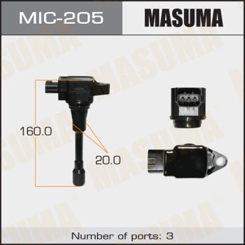 Купити MIC-205 Masuma Котушка запалювання Tiida (1.6, 1.8)