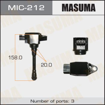 Котушка запалювання MIC-212 Masuma фото 1