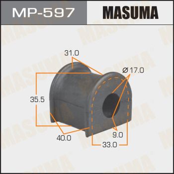 Купити MP-597 Masuma Втулки стабілізатора Land Cruiser 90 (3.0 TD, 3.4 i 24V)