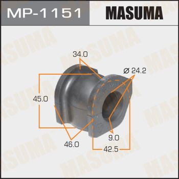 Купити MP-1151 Masuma Втулки стабілізатора Цівік (1.3 Hybrid, 1.8)