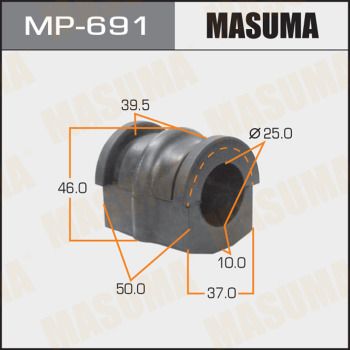 Купить MP-691 Masuma Втулки стабилизатора X-Trail (2.0, 2.2 dCi)