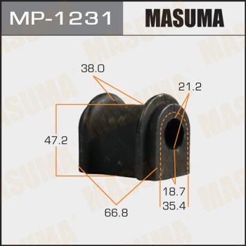 Купить MP-1231 Masuma Втулки стабилизатора Лексус РХ (200, 270, 300, 350, 450) (2.0, 3.5)