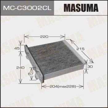 Купить MC-C3002CL Masuma Салонный фильтр  Митсубиси