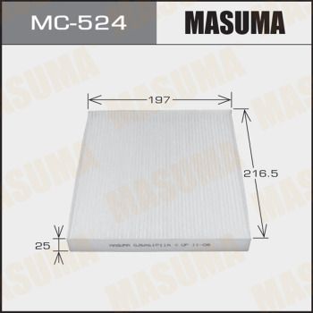 Купить MC-524 Masuma Салонный фильтр  Mazda 6 (GG, GH, GY) (1.8, 2.0, 2.2, 2.3, 2.5)