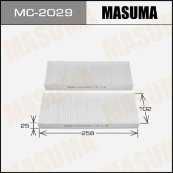 Купити MC-2029 Masuma Салонний фільтр  Navara (2.5 dCi, 2.5 dCi 4WD, 3.0 dCi 4WD)