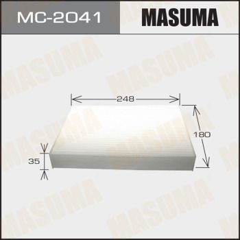 Купити MC-2041 Masuma Салонний фільтр  Х-Трейл (1.6 dCi, 2.0, 2.0 ALL MODE -i)