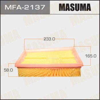 Повітряний фільтр MFA-2137 Masuma –  фото 1