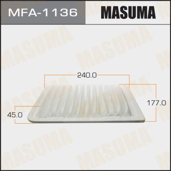 Купить MFA-1136 Masuma Воздушный фильтр  Аурис (1.2, 1.3, 1.4, 1.6, 1.8)