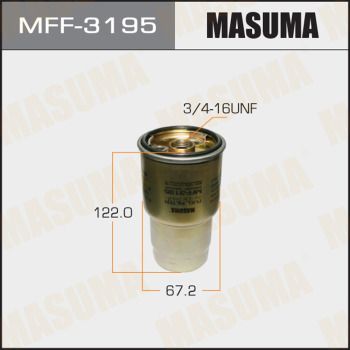 Купити MFF-3195 Masuma Паливний фільтр  Mazda 626 (2.0 DI TD, 2.0 DITD, 2.0 Turbo DI)