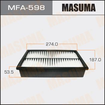 Купить MFA-598 Masuma Воздушный фильтр  Мазда 3 (БК, БЛ, БМ) (2.0, 2.2, 2.3, 2.5)