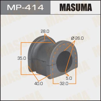 Купити MP-414 Masuma Втулки стабілізатора CR-V (2.0 16V, 2.0 16V 4WD)