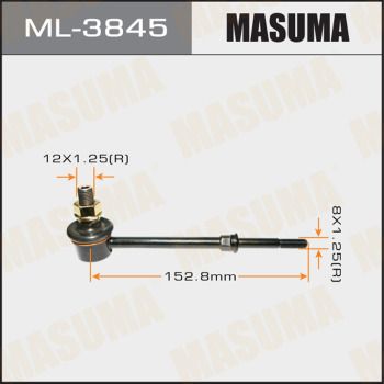 Купить ML-3845 Masuma Стойки стабилизатора Lexus GX 470