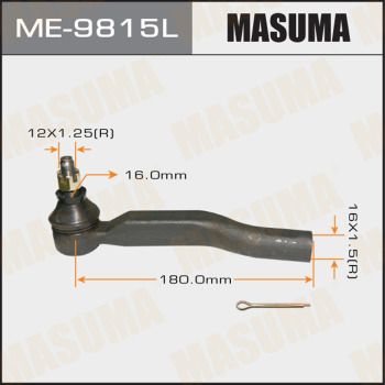Купити ME-9815L Masuma Рульовий наконечник Avensis T27 (1.6, 1.8, 2.0, 2.2)