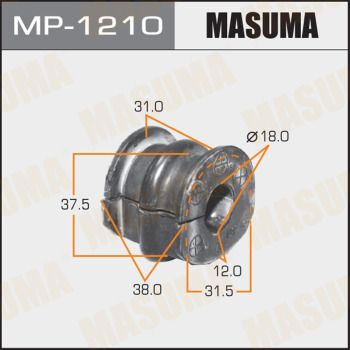 Втулка стабилизатора MP-1210 Masuma фото 1