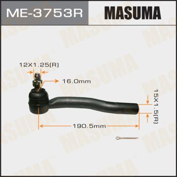 Наконечник рульової ME-3753R Masuma фото 1