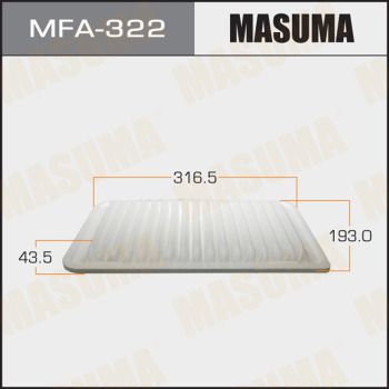 Купить MFA-322 Masuma Воздушный фильтр  Highlander (2.4, 2.7, 3.0, 3.5)