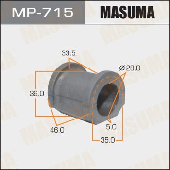 Купить MP-715 Masuma Втулки стабилизатора Хонда СРВ (2.0, 2.4 i-VTEC 4WD)