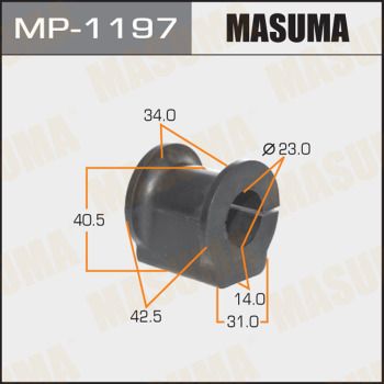 Купити MP-1197 Masuma Втулки стабілізатора Suzuki SX4 (1.5, 1.6, 1.9, 2.0)