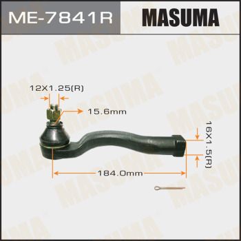 Купить ME-7841R Masuma Рулевой наконечник Pajero Sport 2 (3.0 4WD, 3.2 DI-D 4WD, 3.5 V6 24V)