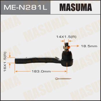 Купить ME-N281L Masuma Рулевой наконечник Патфиндер (2.5 dCi 4WD, 3.0 dCi, 4.0 4WD)