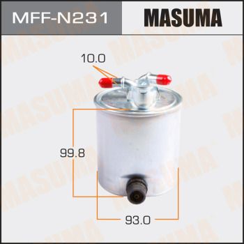 Купить MFF-N231 Masuma Топливный фильтр  X-Trail (2.0 dCi, 2.0 dCi FWD)