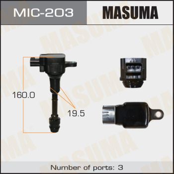 Купить MIC-203 Masuma Катушка зажигания Х-Трейл 2.0