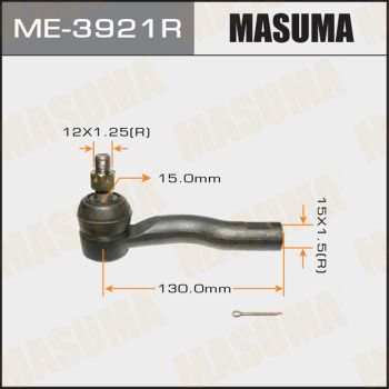 Купити ME-3921R Masuma Рульовий наконечник Рав 4 (1.8 VVTi, 2.0 D-4D 4WD, 2.0 VVTi 4WD)