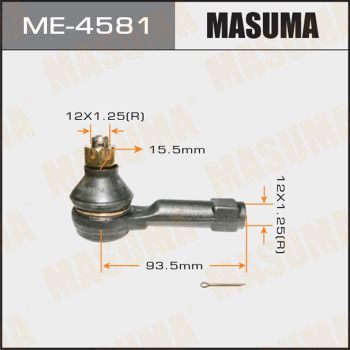 Купить ME-4581 Masuma Рулевой наконечник Primera (P11, P12) (1.6, 1.8, 1.9, 2.0, 2.2)