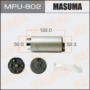 Купить MPU-802 Masuma - ФИЛЬТРА Бензонасос (топливный насос) , с фильтром сеткой MPU-001. Subaru V=1500-2000