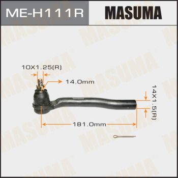Наконечник рульової ME-H111R Masuma фото 1