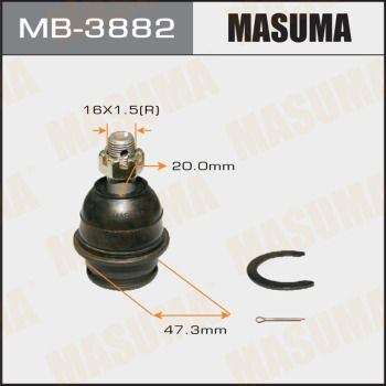 Купити MB-3882 Masuma Шарова опора Хайлюкс (2.5, 3.0)