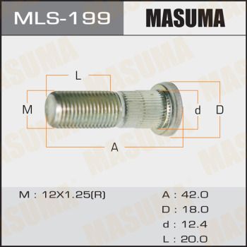 Болт ступицы MLS-199 Masuma фото 1