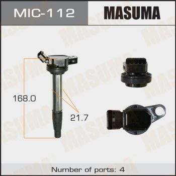 Купить MIC-112 Masuma Катушка зажигания Авенсис Т27 (1.6, 1.8, 2.0)