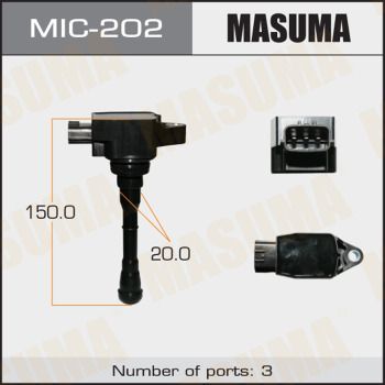 Купить MIC-202 Masuma Катушка зажигания X-Trail (2.0, 2.0 ALL MODE -i)