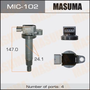 Купити MIC-102 Masuma Котушка запалювання Пріус (1.5, 1.5 Hybrid)