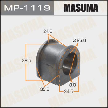 Купить MP-1119 Masuma Втулки стабилизатора Мазда 3 БК 2.3 MPS Turbo