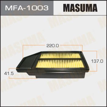 Купить MFA-1003 Masuma - ФИЛЬТРА Фильтр воздушный QA0960 HONDA CITY (GE)  1.4 10 2005-